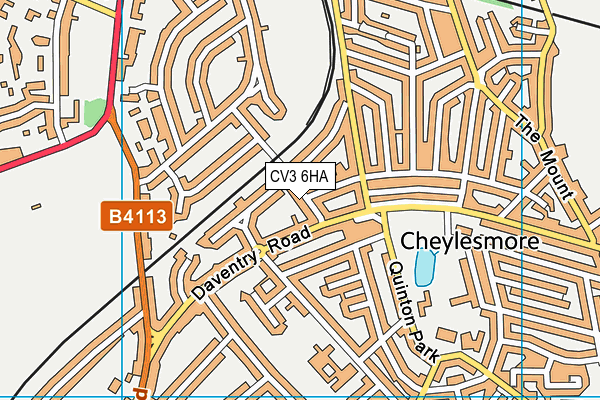 CV3 6HA map - OS VectorMap District (Ordnance Survey) CV3 6HA map - OS VectorMap District (Ordnance Survey)