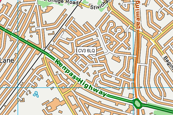 CV3 6LQ map - OS VectorMap District (Ordnance Survey) CV3 6LQ map - OS VectorMap District (Ordnance Survey)