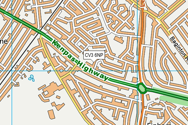 CV3 6NP map - OS VectorMap District (Ordnance Survey) CV3 6NP map - OS VectorMap District (Ordnance Survey)