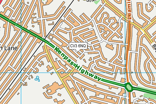 CV3 6NQ map - OS VectorMap District (Ordnance Survey) CV3 6NQ map - OS VectorMap District (Ordnance Survey)