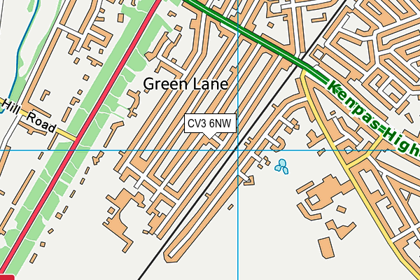 CV3 6NW map - OS VectorMap District (Ordnance Survey) CV3 6NW map - OS VectorMap District (Ordnance Survey)
