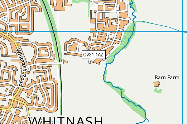 CV31 1AZ map - OS VectorMap District (Ordnance Survey) CV31 1AZ map - OS VectorMap District (Ordnance Survey)