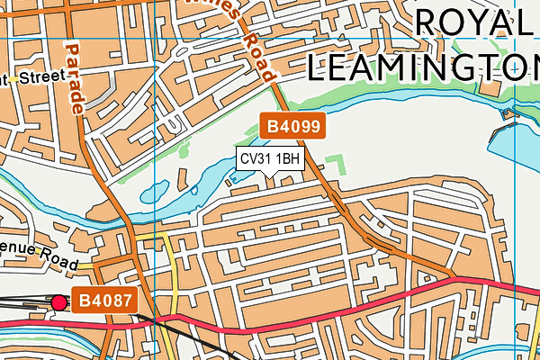 CV31 1BH map - OS VectorMap District (Ordnance Survey) CV31 1BH map - OS VectorMap District (Ordnance Survey)