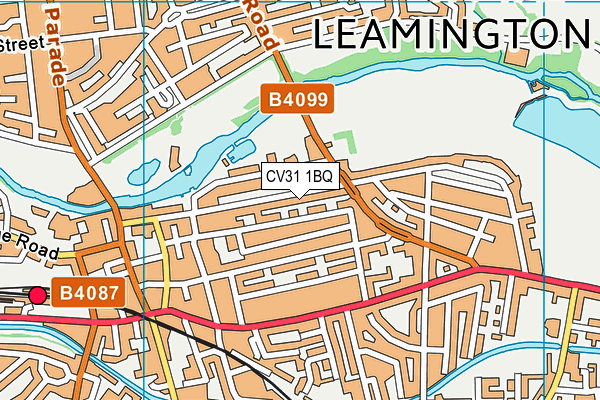 CV31 1BQ map - OS VectorMap District (Ordnance Survey) CV31 1BQ map - OS VectorMap District (Ordnance Survey)