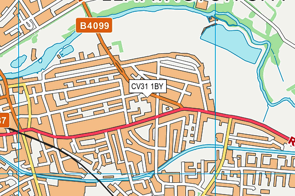 CV31 1BY map - OS VectorMap District (Ordnance Survey) CV31 1BY map - OS VectorMap District (Ordnance Survey)