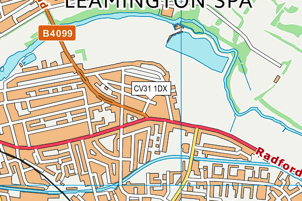 CV31 1DX map - OS VectorMap District (Ordnance Survey) CV31 1DX map - OS VectorMap District (Ordnance Survey)