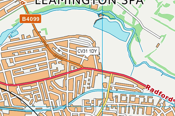 CV31 1DY map - OS VectorMap District (Ordnance Survey) CV31 1DY map - OS VectorMap District (Ordnance Survey)