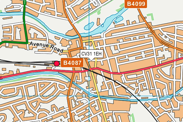CV31 1EH map - OS VectorMap District (Ordnance Survey)