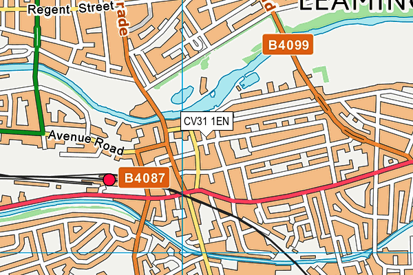 CV31 1EN map - OS VectorMap District (Ordnance Survey)