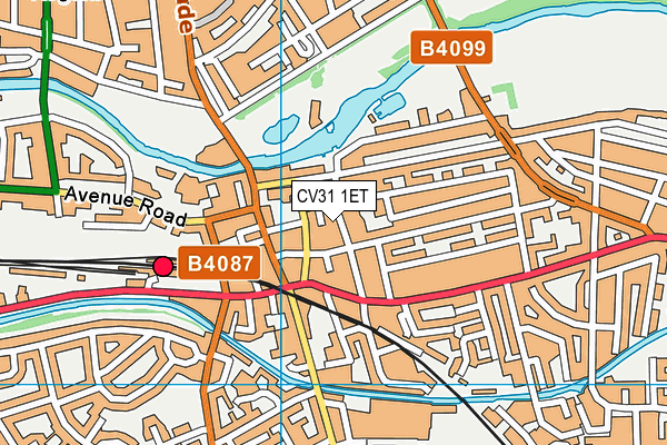 CV31 1ET map - OS VectorMap District (Ordnance Survey) CV31 1ET map - OS VectorMap District (Ordnance Survey)