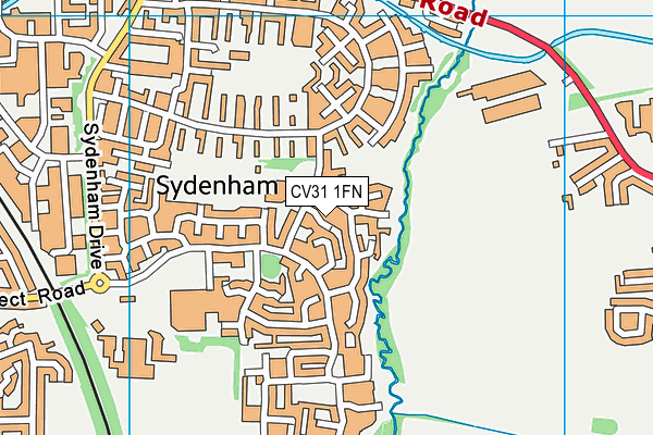 CV31 1FN map - OS VectorMap District (Ordnance Survey) CV31 1FN map - OS VectorMap District (Ordnance Survey)