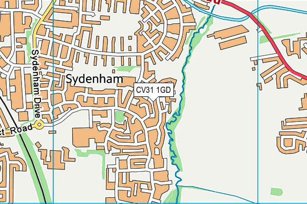 CV31 1GD map - OS VectorMap District (Ordnance Survey) CV31 1GD map - OS VectorMap District (Ordnance Survey)