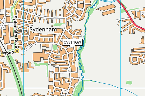 CV31 1GW map - OS VectorMap District (Ordnance Survey) CV31 1GW map - OS VectorMap District (Ordnance Survey)