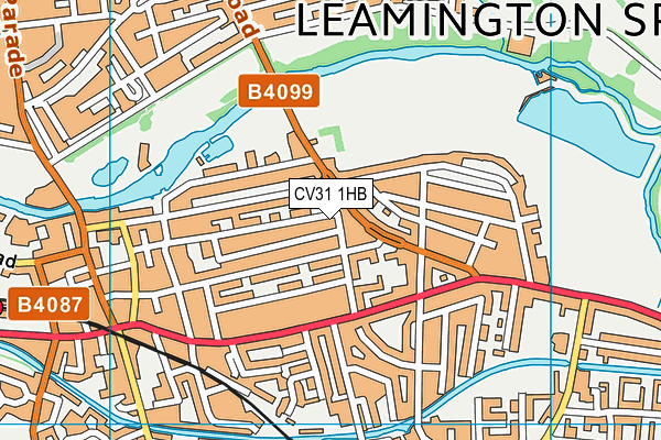 CV31 1HB map - OS VectorMap District (Ordnance Survey) CV31 1HB map - OS VectorMap District (Ordnance Survey)