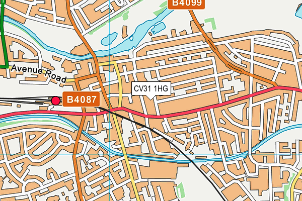 CV31 1HG map - OS VectorMap District (Ordnance Survey) CV31 1HG map - OS VectorMap District (Ordnance Survey)