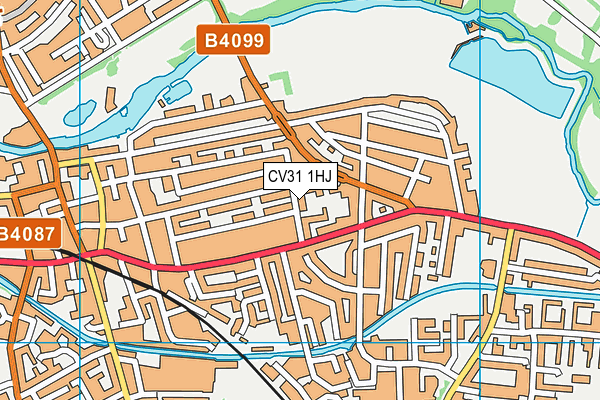 CV31 1HJ map - OS VectorMap District (Ordnance Survey) CV31 1HJ map - OS VectorMap District (Ordnance Survey)