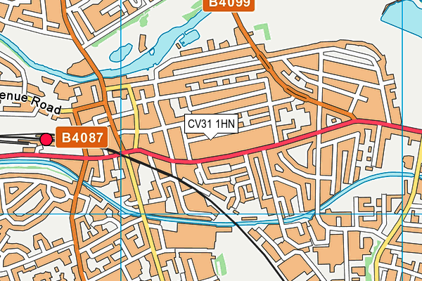 CV31 1HN map - OS VectorMap District (Ordnance Survey) CV31 1HN map - OS VectorMap District (Ordnance Survey)