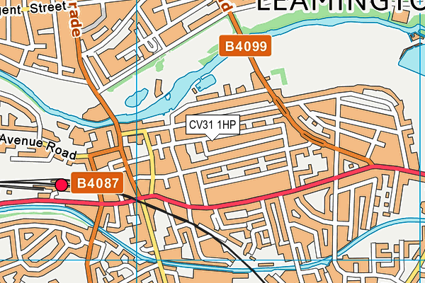 CV31 1HP map - OS VectorMap District (Ordnance Survey) CV31 1HP map - OS VectorMap District (Ordnance Survey)