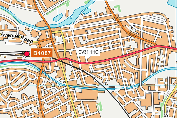 CV31 1HQ map - OS VectorMap District (Ordnance Survey) CV31 1HQ map - OS VectorMap District (Ordnance Survey)