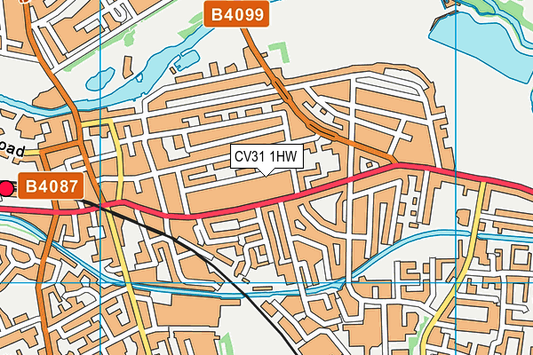 CV31 1HW map - OS VectorMap District (Ordnance Survey) CV31 1HW map - OS VectorMap District (Ordnance Survey)