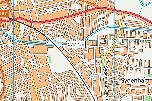 CV31 1JE map - OS VectorMap District (Ordnance Survey) CV31 1JE map - OS VectorMap District (Ordnance Survey)