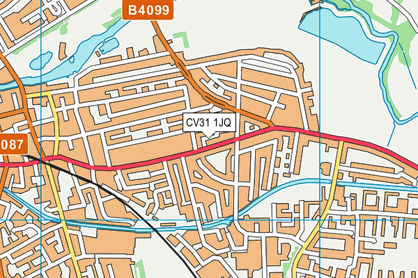 CV31 1JQ map - OS VectorMap District (Ordnance Survey) CV31 1JQ map - OS VectorMap District (Ordnance Survey)