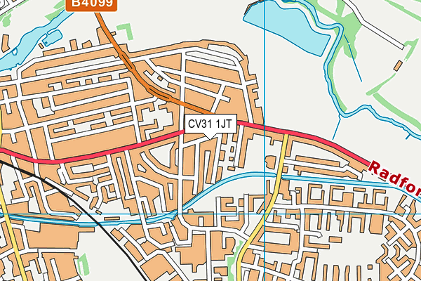 CV31 1JT map - OS VectorMap District (Ordnance Survey) CV31 1JT map - OS VectorMap District (Ordnance Survey)