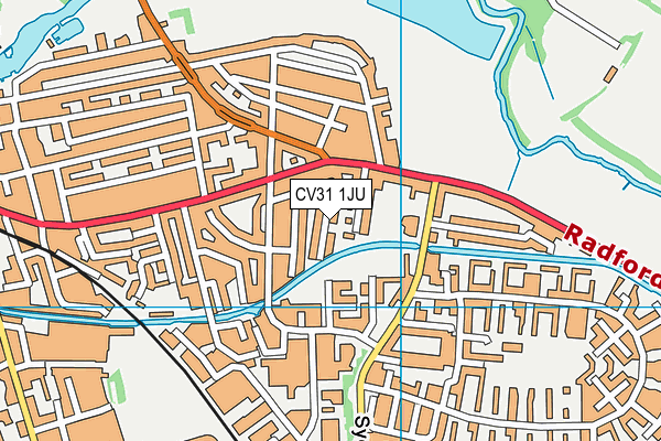 CV31 1JU map - OS VectorMap District (Ordnance Survey) CV31 1JU map - OS VectorMap District (Ordnance Survey)