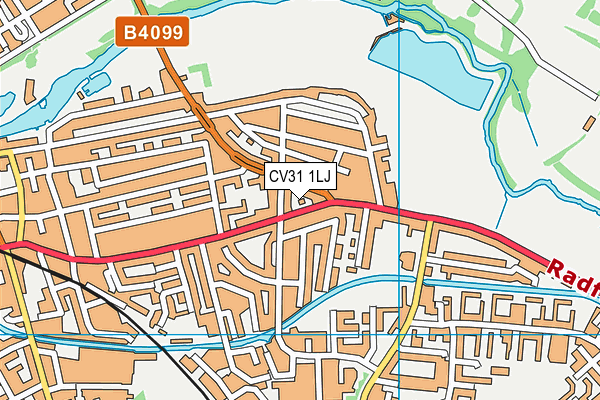 CV31 1LJ map - OS VectorMap District (Ordnance Survey) CV31 1LJ map - OS VectorMap District (Ordnance Survey)