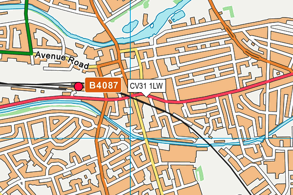 CV31 1LW map - OS VectorMap District (Ordnance Survey) CV31 1LW map - OS VectorMap District (Ordnance Survey)