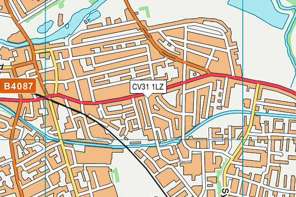 CV31 1LZ map - OS VectorMap District (Ordnance Survey)