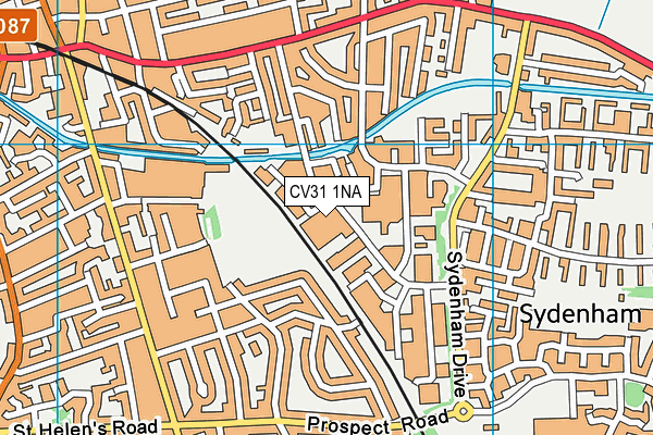 CV31 1NA map - OS VectorMap District (Ordnance Survey) CV31 1NA map - OS VectorMap District (Ordnance Survey)