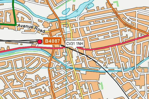 CV31 1NH map - OS VectorMap District (Ordnance Survey) CV31 1NH map - OS VectorMap District (Ordnance Survey)