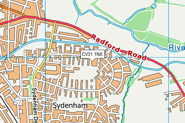 CV31 1NX map - OS VectorMap District (Ordnance Survey) CV31 1NX map - OS VectorMap District (Ordnance Survey)