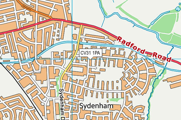 CV31 1PA map - OS VectorMap District (Ordnance Survey) CV31 1PA map - OS VectorMap District (Ordnance Survey)