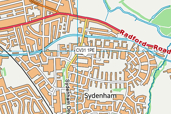 CV31 1PE map - OS VectorMap District (Ordnance Survey) CV31 1PE map - OS VectorMap District (Ordnance Survey)