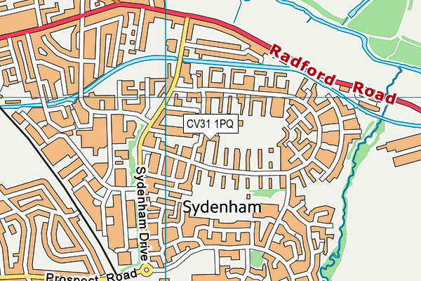 CV31 1PQ map - OS VectorMap District (Ordnance Survey) CV31 1PQ map - OS VectorMap District (Ordnance Survey)