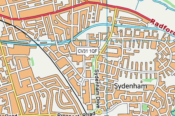 CV31 1QF map - OS VectorMap District (Ordnance Survey) CV31 1QF map - OS VectorMap District (Ordnance Survey)