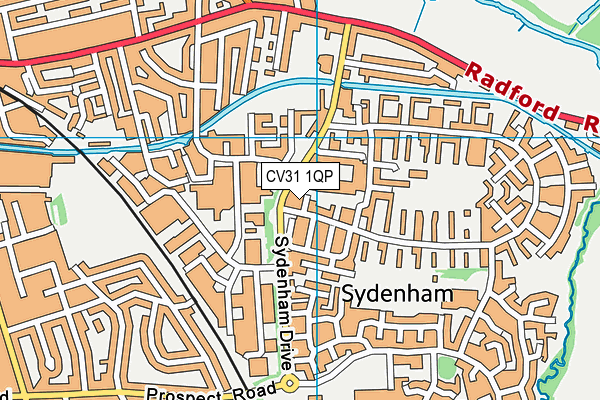 CV31 1QP map - OS VectorMap District (Ordnance Survey) CV31 1QP map - OS VectorMap District (Ordnance Survey)