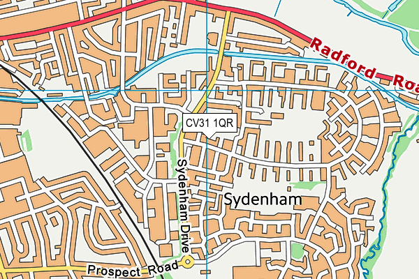 CV31 1QR map - OS VectorMap District (Ordnance Survey) CV31 1QR map - OS VectorMap District (Ordnance Survey)