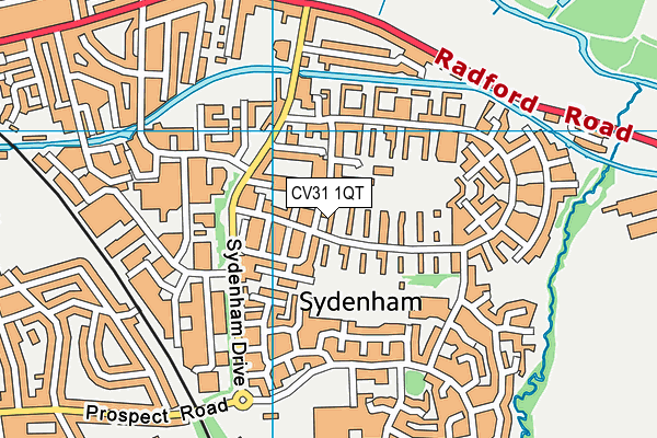 CV31 1QT map - OS VectorMap District (Ordnance Survey) CV31 1QT map - OS VectorMap District (Ordnance Survey)