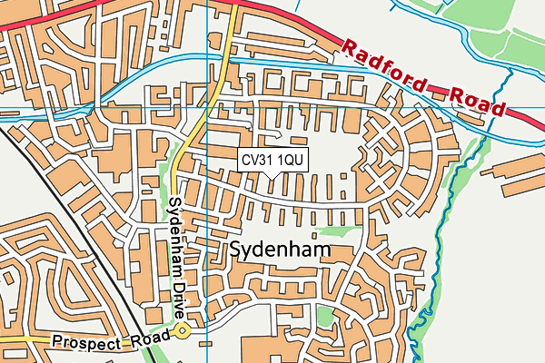 CV31 1QU map - OS VectorMap District (Ordnance Survey) CV31 1QU map - OS VectorMap District (Ordnance Survey)