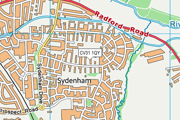 CV31 1QY map - OS VectorMap District (Ordnance Survey) CV31 1QY map - OS VectorMap District (Ordnance Survey)