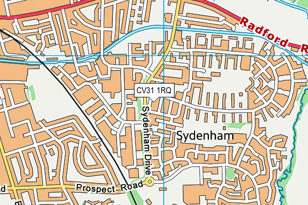 CV31 1RQ map - OS VectorMap District (Ordnance Survey) CV31 1RQ map - OS VectorMap District (Ordnance Survey)