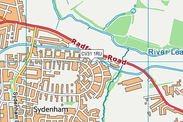 CV31 1RU map - OS VectorMap District (Ordnance Survey) CV31 1RU map - OS VectorMap District (Ordnance Survey)