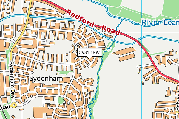 CV31 1RW map - OS VectorMap District (Ordnance Survey) CV31 1RW map - OS VectorMap District (Ordnance Survey)