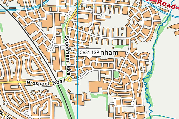 CV31 1SP map - OS VectorMap District (Ordnance Survey) CV31 1SP map - OS VectorMap District (Ordnance Survey)