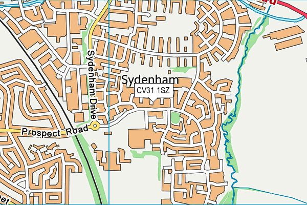 CV31 1SZ map - OS VectorMap District (Ordnance Survey) CV31 1SZ map - OS VectorMap District (Ordnance Survey)