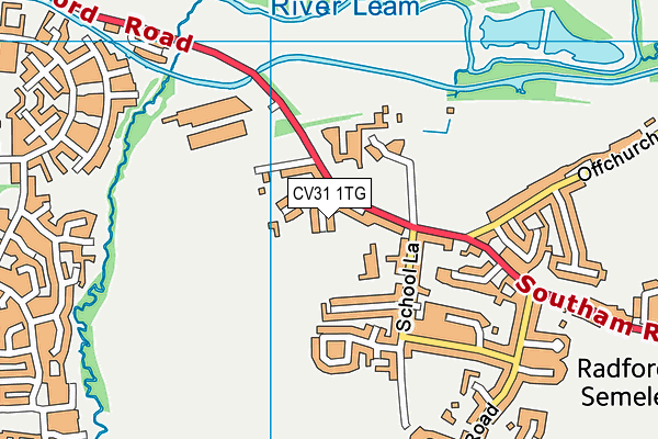 CV31 1TG map - OS VectorMap District (Ordnance Survey) CV31 1TG map - OS VectorMap District (Ordnance Survey)