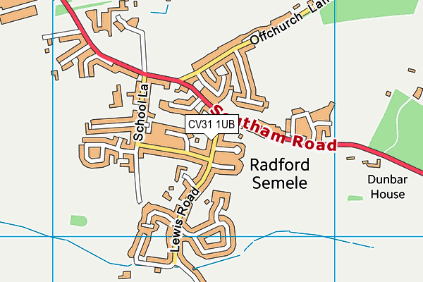 CV31 1UB map - OS VectorMap District (Ordnance Survey)